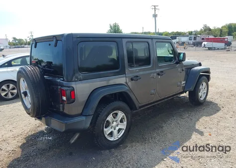 2019 Jeep Wrangler Unlimited Sport S 4X4 from USA, damaged, VIN 1C4HJXDN6KW625050